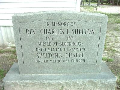 Maj. Charles Irby Shelton Marker At Shelton's Chapel