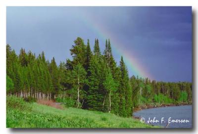 Rainbow near Jackson Lake