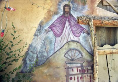 Holy Wall-Chimayo, New Mexico