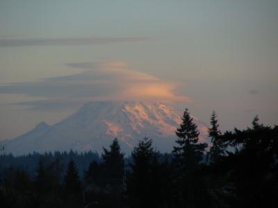 Mt Rainier Sunset