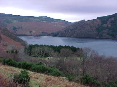 Lough Tay, hidden on Guiness' property