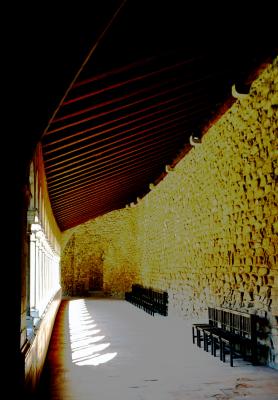 Cloister Corridor, Abbey St Marie,  Arles sur Tech