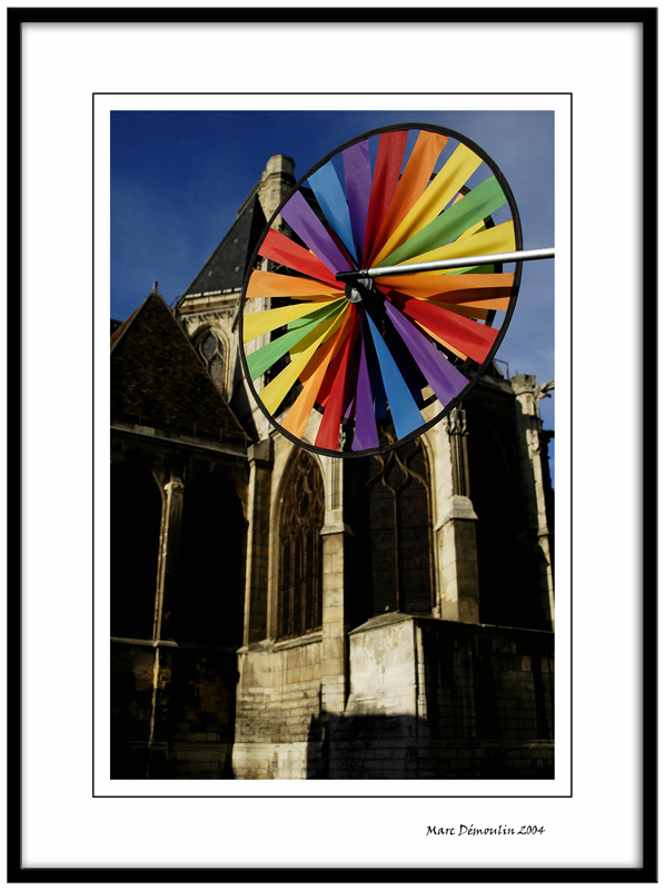 Color wheel and the church