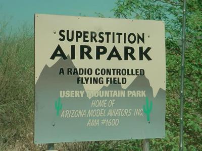 Superstition Airpark a radio controled flying field