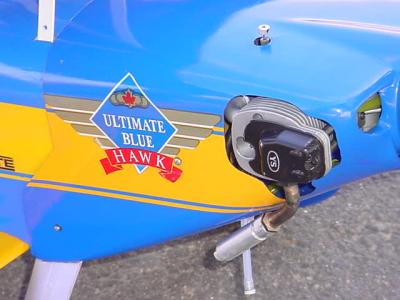 Ultimate Blue Hawk  biplane and motor