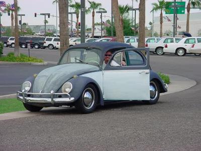 VW bug on Mesa drive Friday