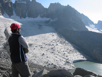 Above the Palisade Glacier