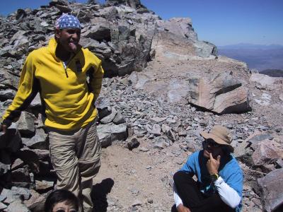 Mount Dana: Waiting for the summit photo.