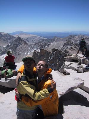 Mount Whitney: A typical pose.
