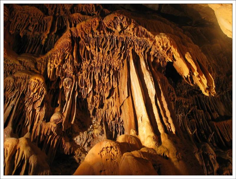 grotte de Dargilan - draperies