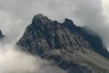 mountain in the fog