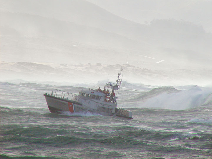 Rough seas