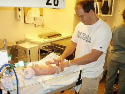 First diaper change