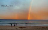 Two rainbows at Manly Beach