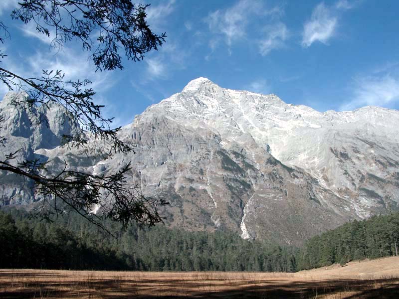 Yulong Mountain Viewed From Yushanping 1<br />雲杉坪遠眺玉龍