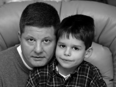 Joe Reilly (with son Colin)