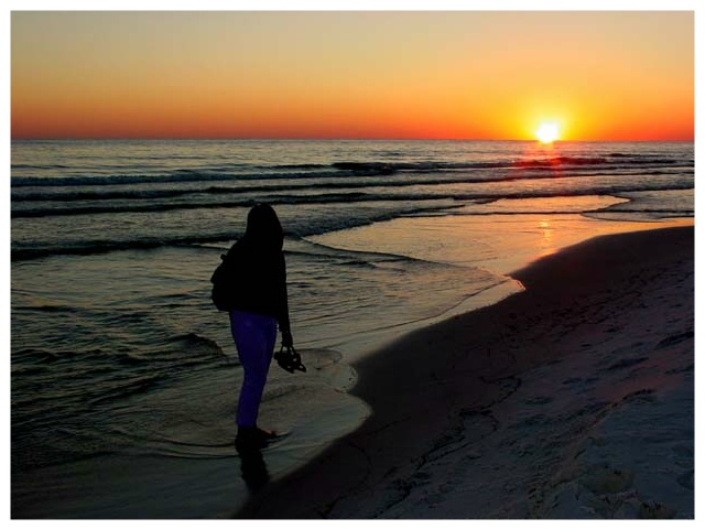 Late Afternoon Walk at Seaside by florg
