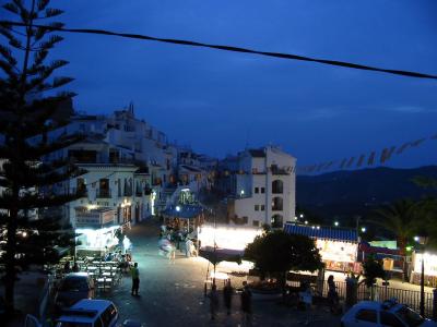 Evening at the festival,Frigiliana