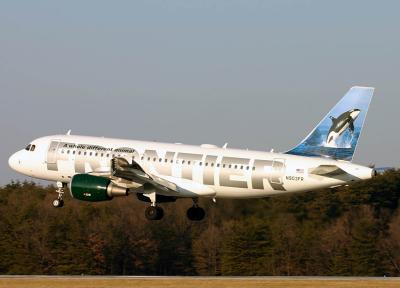 Frontier Airlines Orca on Airbus A319