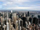 Empire State Building View  of  upper Manhattan