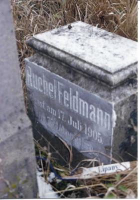 Ruchel FELDMANN 
17 July 1905
76? years of age