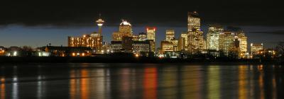 Calgary night pano