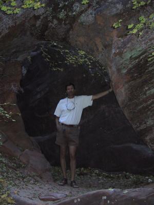 Walking in Hidden Canyon