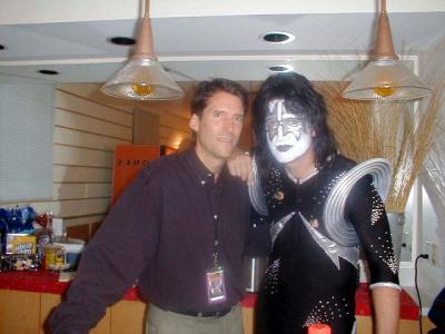 BACKSTAGE - at some KISS concerts