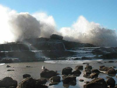 An angry sea at Palos Verdes