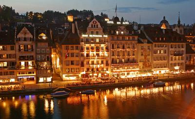 Lucerne at night