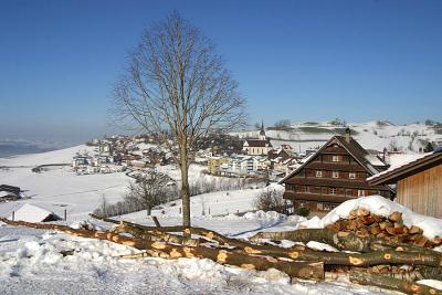 Winter in Schwarzenberg (Switzerland)