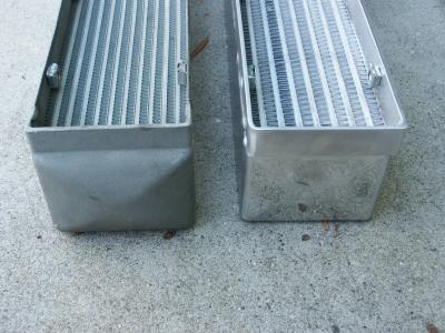 914-6 GT Front  Oil Cooler OEM vs. Reproduction - Photo 4