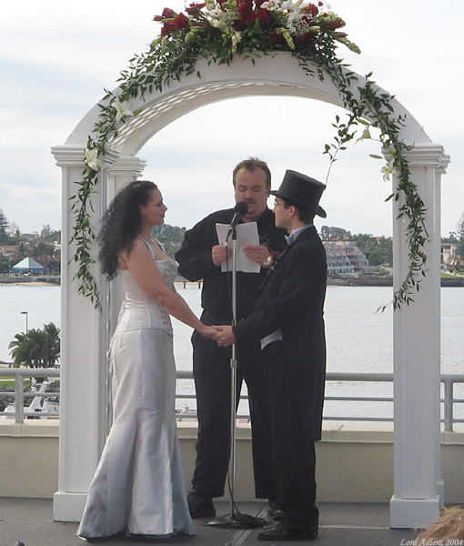 Gregg & Danae exchange vows