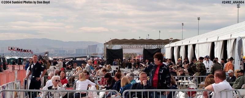 VIP Chalets at the 2004 Aviation Nation Air Show stock photo #2492