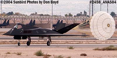 USAF F-117A Nighthawk at the 2004 Aviation Nation Air Show stock photo #2458