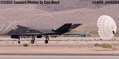 USAF F-117A Nighthawk at the 2004 Aviation Nation Air Show stock photo #2459