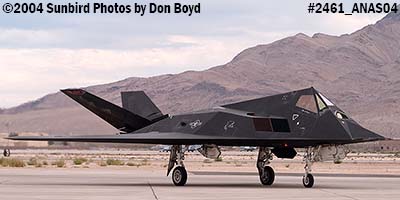 USAF F-117A Nighthawk at the 2004 Aviation Nation Air Show stock photo #2461
