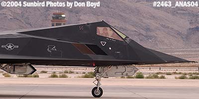 USAF F-117A Nighthawk at the 2004 Aviation Nation Air Show stock photo #2463