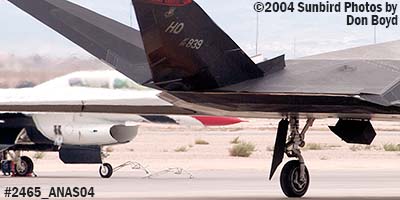 USAF F-117A Nighthawk at the 2004 Aviation Nation Air Show stock photo #2465