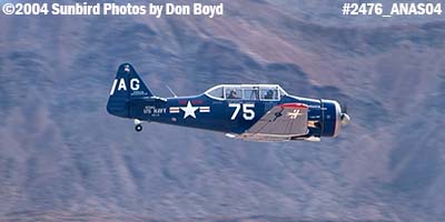 Alfred F. Goss's AT-6F N75AG at the 2004 Aviation Nation Air Show stock photo #2476
