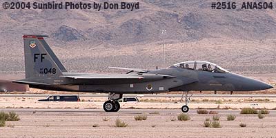USAF F-15 Eagle #AF83-048 at the 2004 Aviation Nation Air Show stock photo #2516