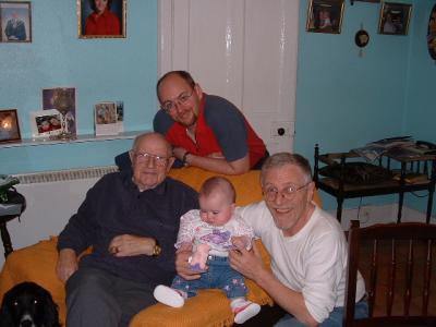 Caitrona with all the men!