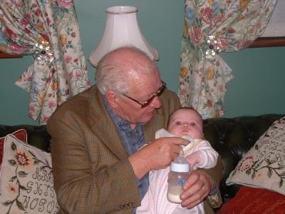 But Grandad my face isn't dirty.....