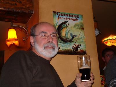 Karl loves his Guinness