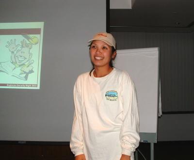 Hi, my name is Suzanne, F/A, AQ Explorers' Cherry Blossom Queen, Ala Wai Swim Team & Paddler, Advanced Explorer Graduate.