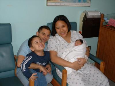 Congratulations Matt (sonny in-law), Kanani (oldest daughter) , Noah (grandson) & Lucy (Newborn Grand-daughter)