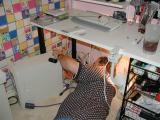 Dad Hooking Up Carolyns New Computer