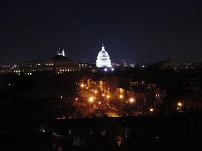 Capitol dome from my roof (w/tripod)