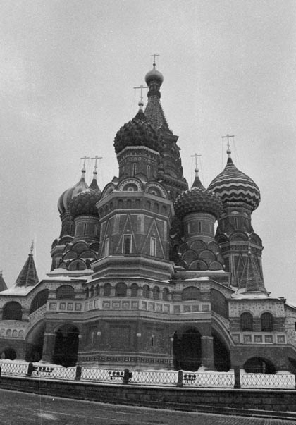 St. Basil's was built in honor of Ivan the Terrible's conquest of Kazan in 1552