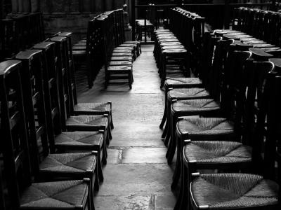 Cathedral: chairs and kneelers